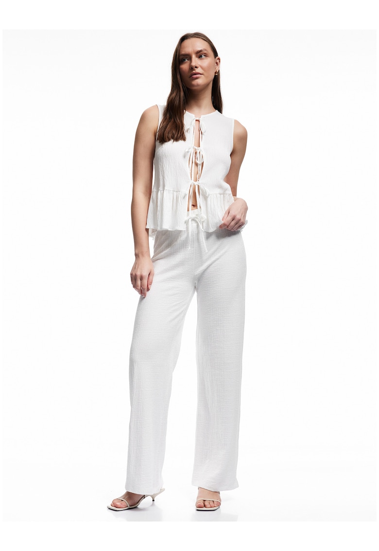 Bluza vaporoasa fara maneci