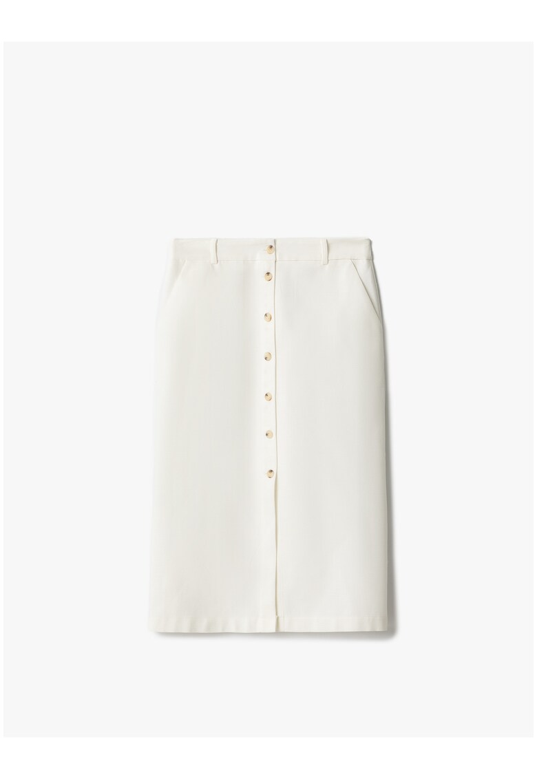 Fusta midi cu nasturi