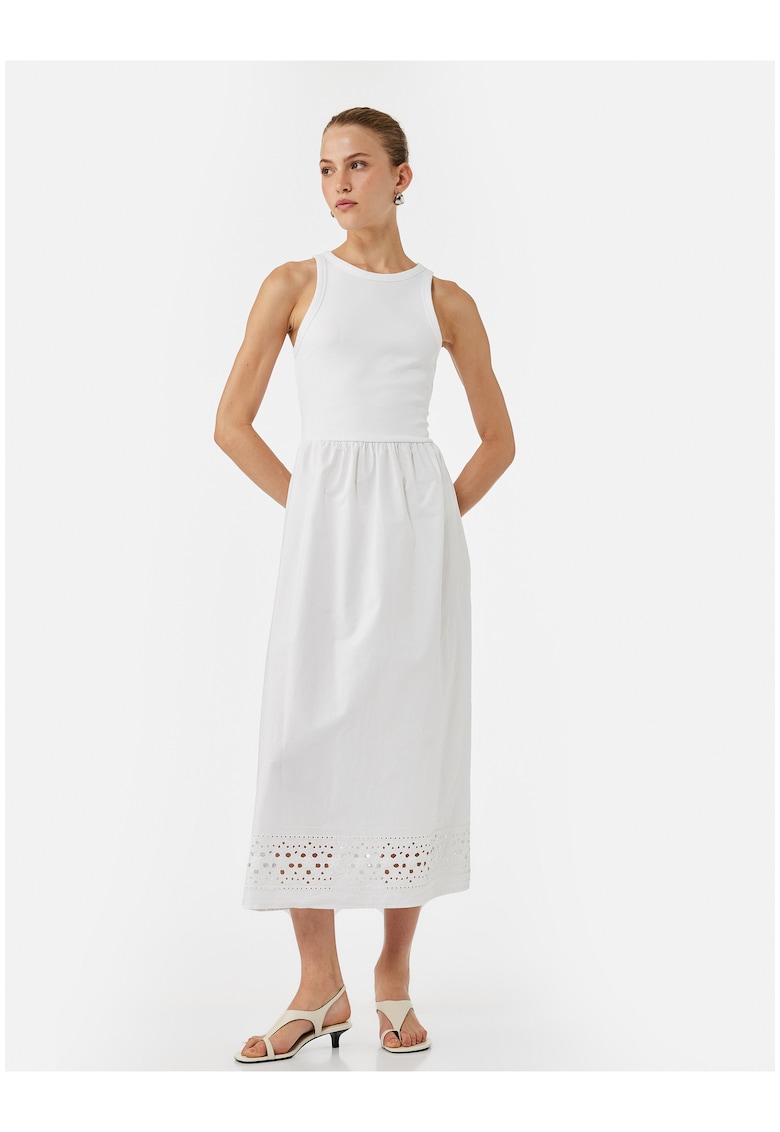 Rochie cu croiala in A fara maneci