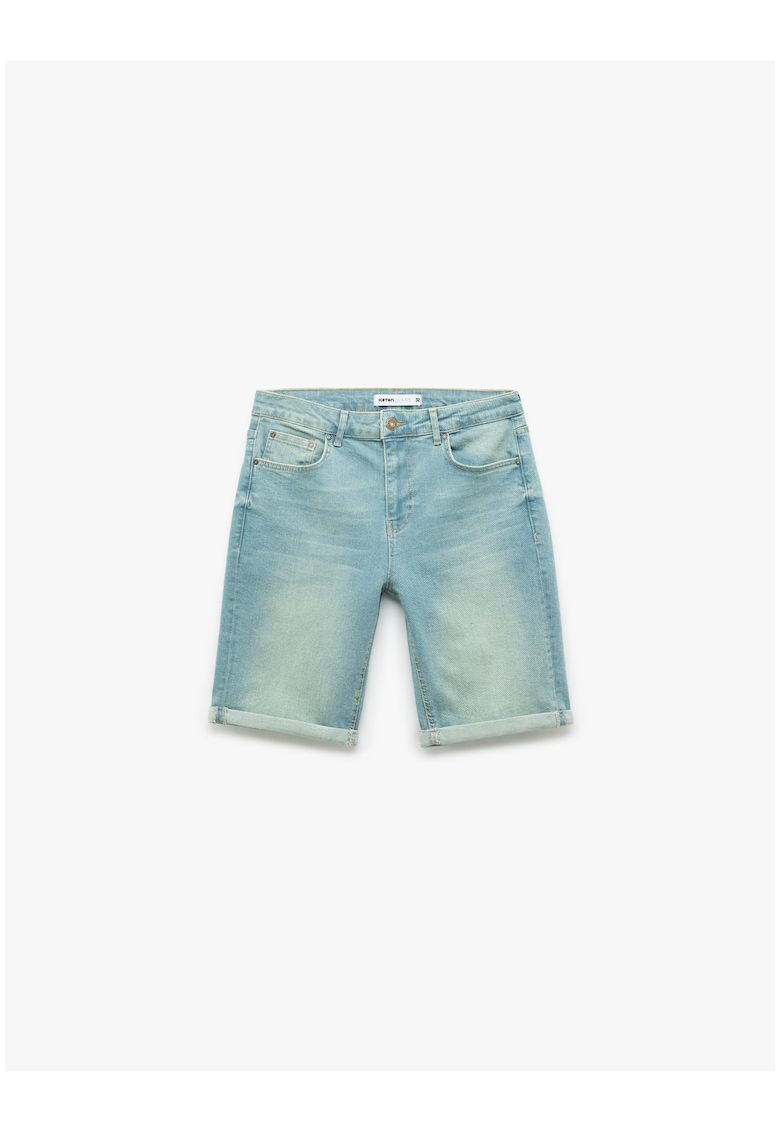 Bermude slim fit de denim