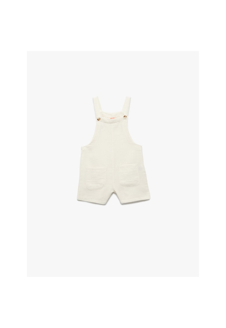 Salopeta scurta din amestec de bumbac