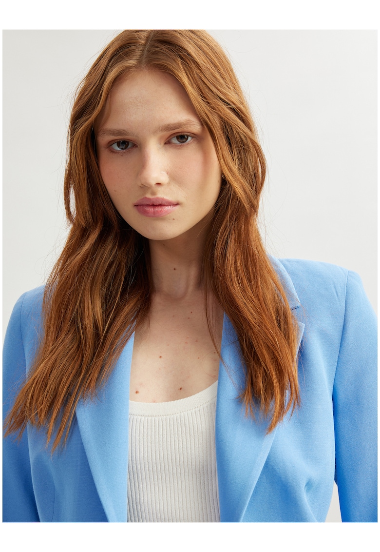 Sacou uni din amestec de in