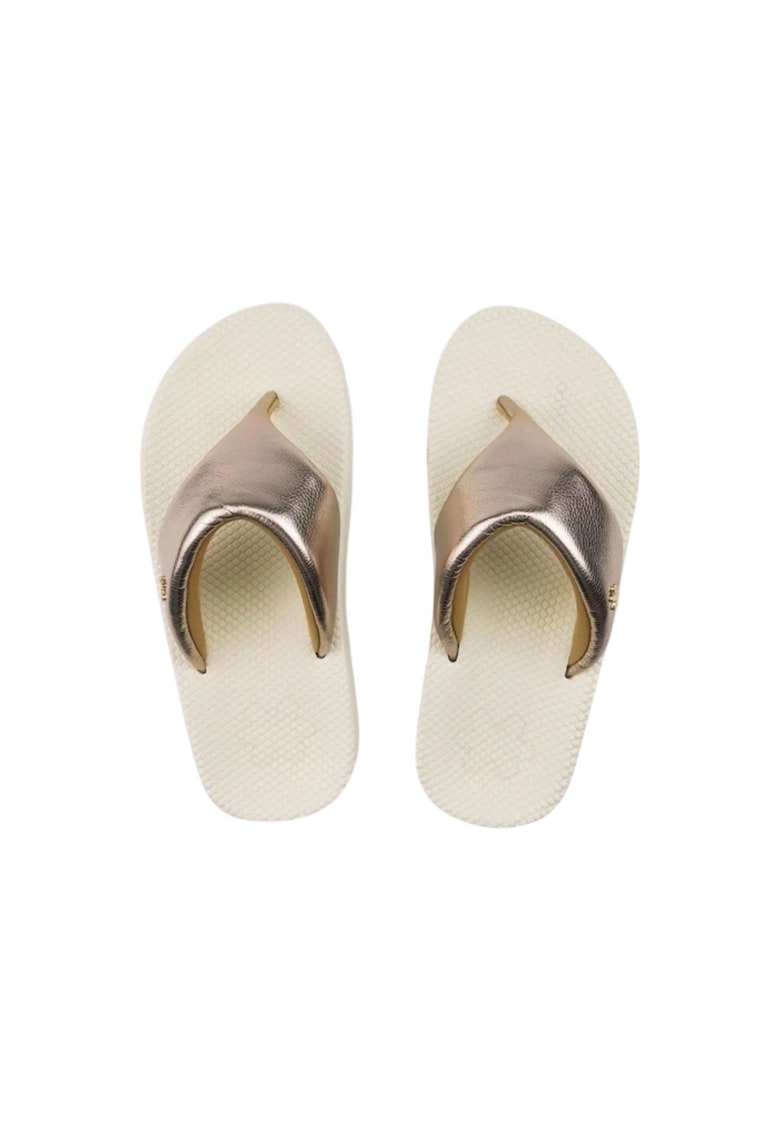 Flip-flop-uri de dama Comfy Paddy - metalice - usoare
