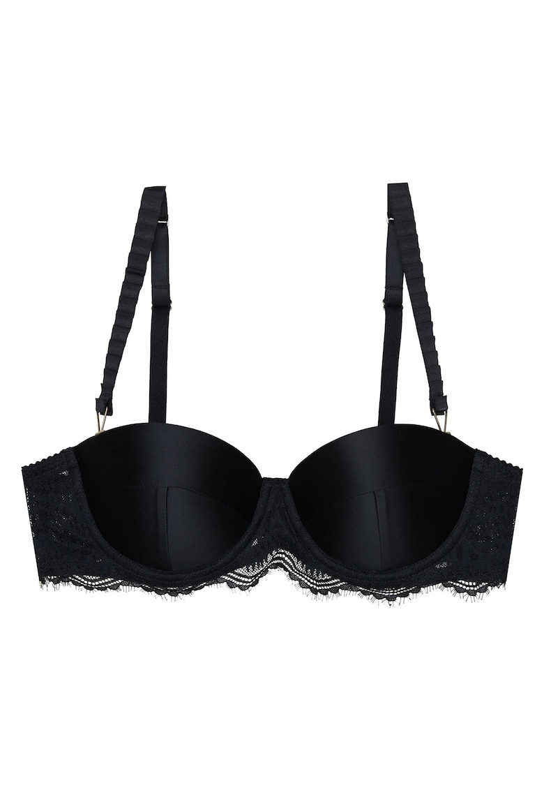 Sutien Push-up Negru Brillant - Negru