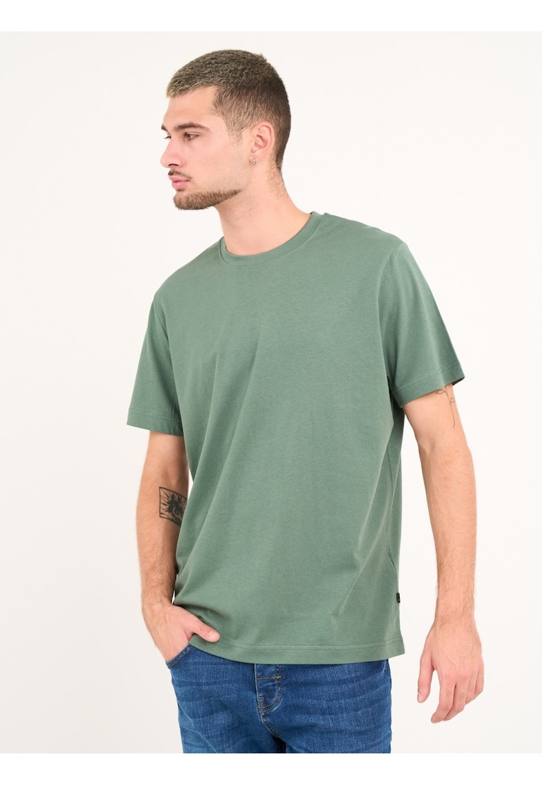 Kenvelo - Tricou barbat cu maneca scurta (Marime: XXL - Material: Bumbac - Culoare: DUCK GREEN)