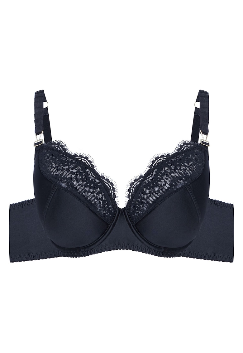 Sutien semi-captusit Negru Brillant