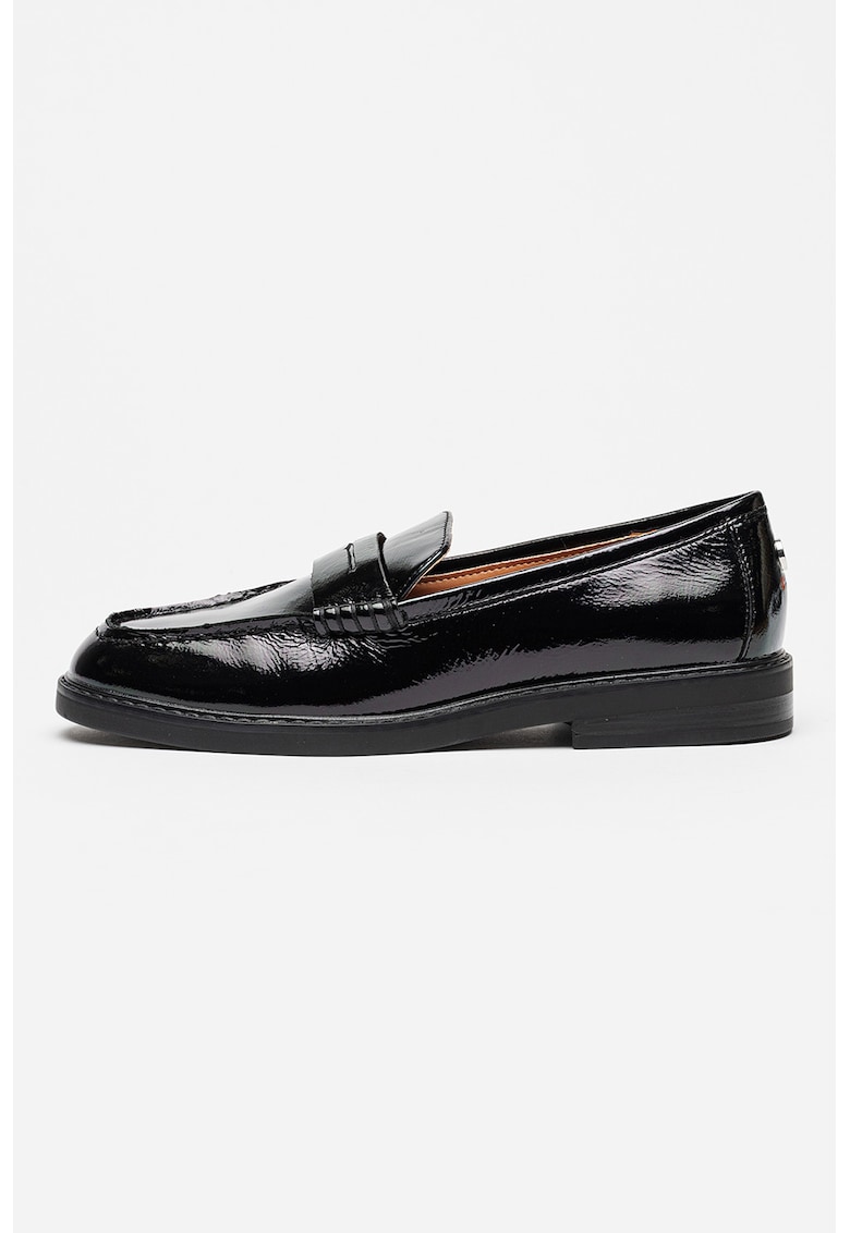 Pantofi loafer de piele Adison - Negru