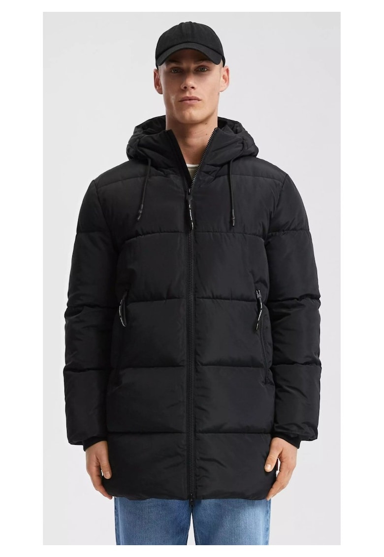 Q/S by s.Oliver Geaca Parka barbati cu gluga si croiala Regular fit