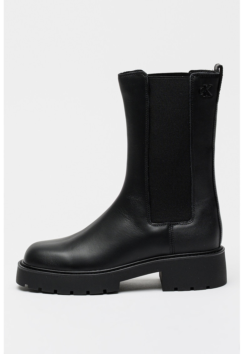 Cizme Chelsea medii de piele