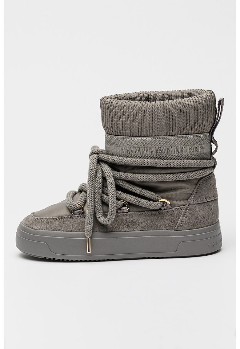 Ghete de iarna cu finisaj rezistent la apa - Gri