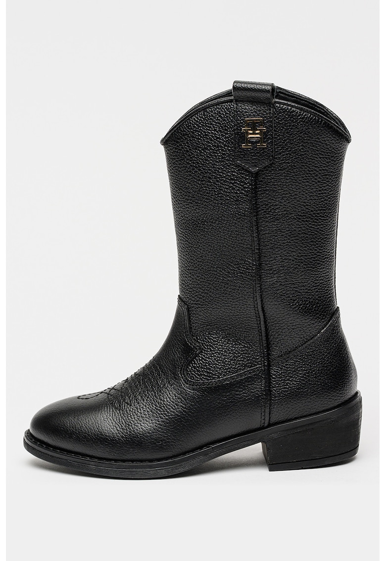 Ghete cowboy de piele