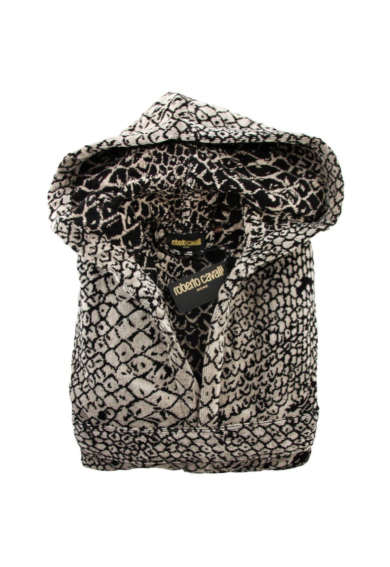 Halat de baie unisex Pitone Cappuccio din bumbac S/M