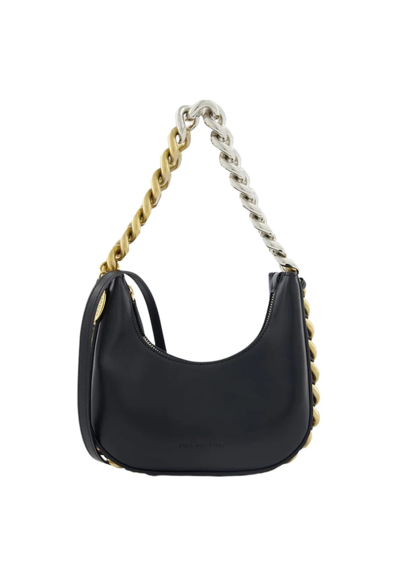 GEANTA DE UMAR FRAYME MINI CU FERMOAR NEAGRA