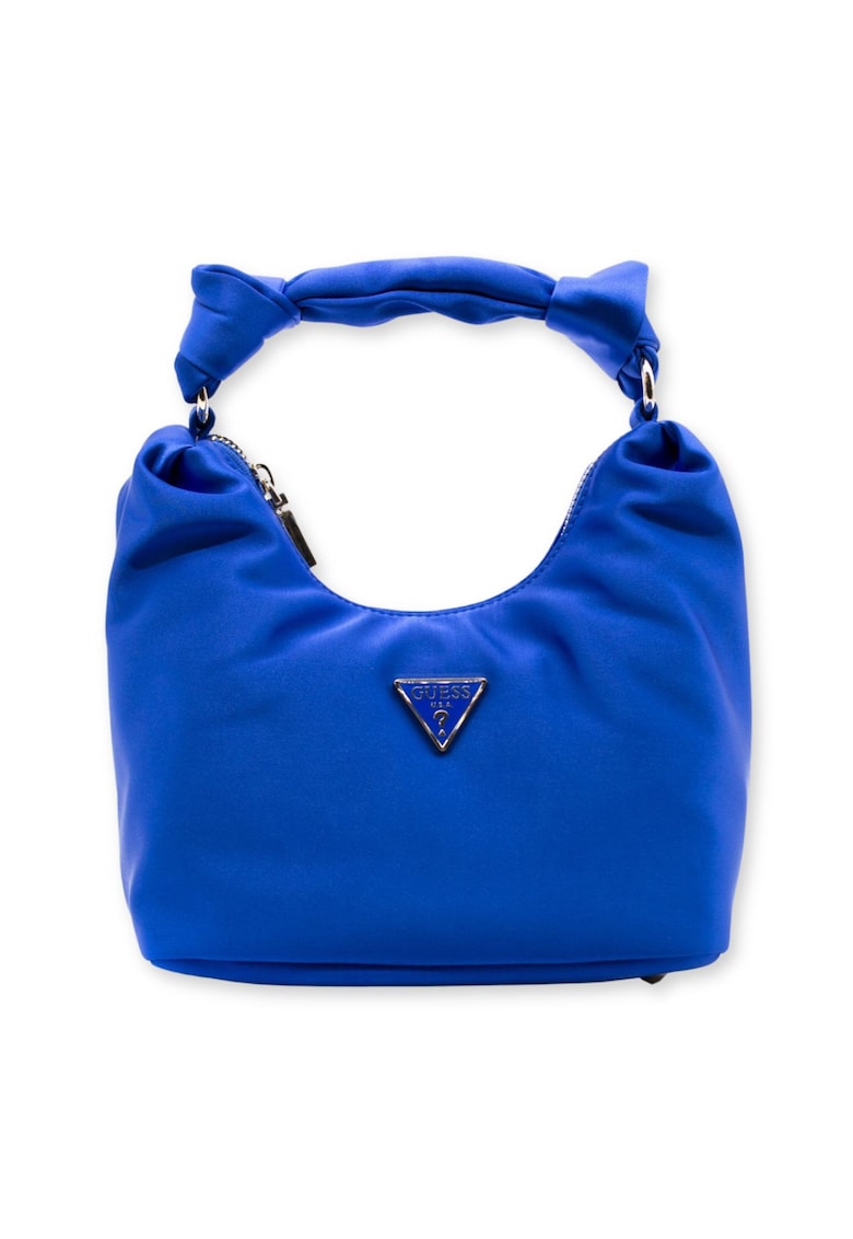 Geanta eleganta albastra - din poliester - cu curea detasabila - dimensiune unica - set cu sac de protectie.