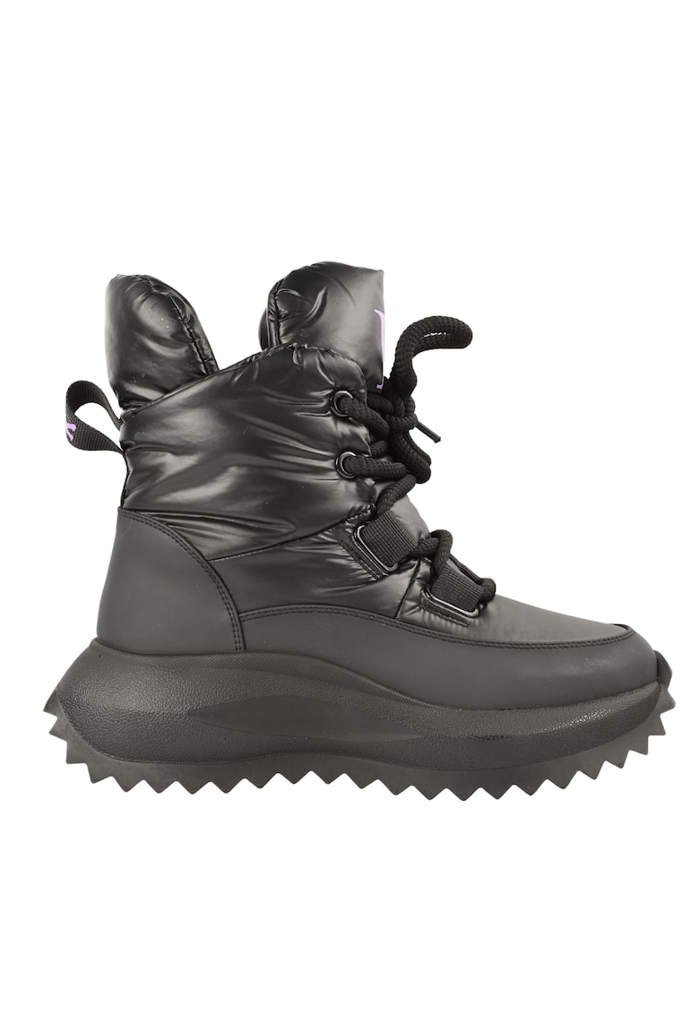 Ghete sport - dama -  APRES SKI - XS70017A negru - piele textil