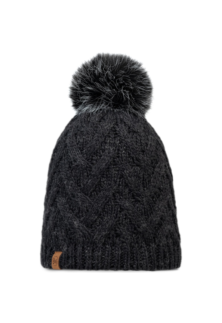 Дамска шапка - Knitted Fleece Caryn Beanie 301410 - Черен