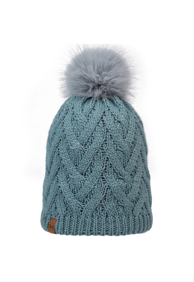 Дамска шапка - Knitted Fleece Caryn Beanie 301410 - Зелен