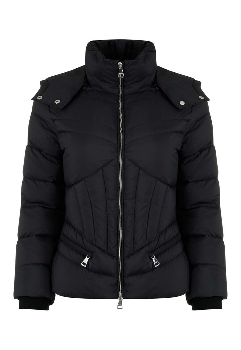 Geaca matlasata umpluta cu puf - Negru