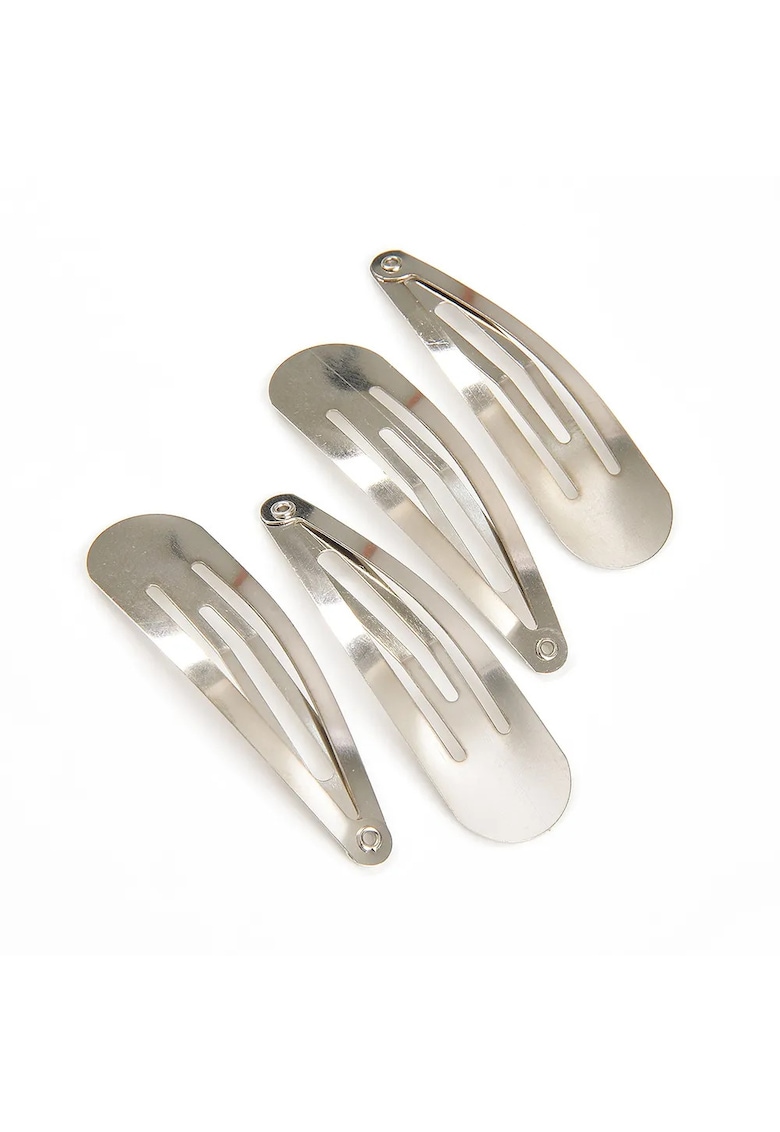 Set 4 clame de par argintii