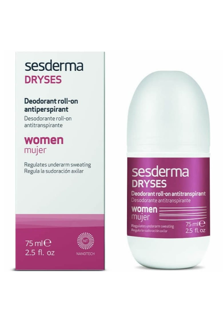 Deodorant pentru femei DRYSES - mentine controlul mirosului si reducere transpiratia - formula delicata cu bisabolol pentru calmarea iritatiilor - 75 ml