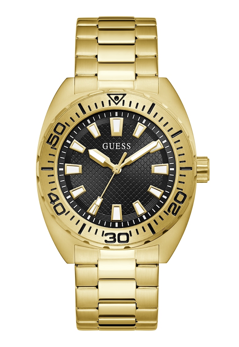 Ceas quartz cu logo East - Auriu