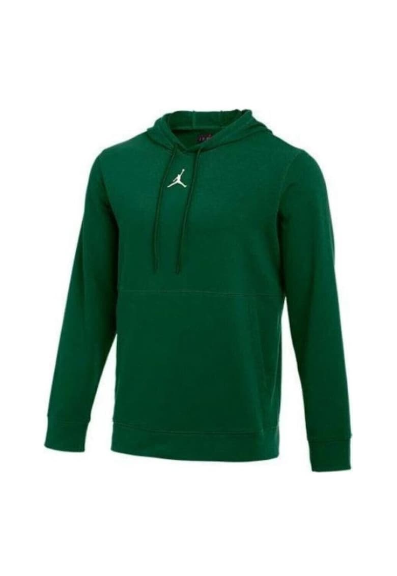 Hanorac De Antrenament - Dri-Fit - Verde - Bumbac 61% - Poliester 39% - Pentru Barbati - Potrivit Pentru Antrenament Si Alergare - Fara Buzunare - Confortabil - Manopera De Inalta Calitate - Marime