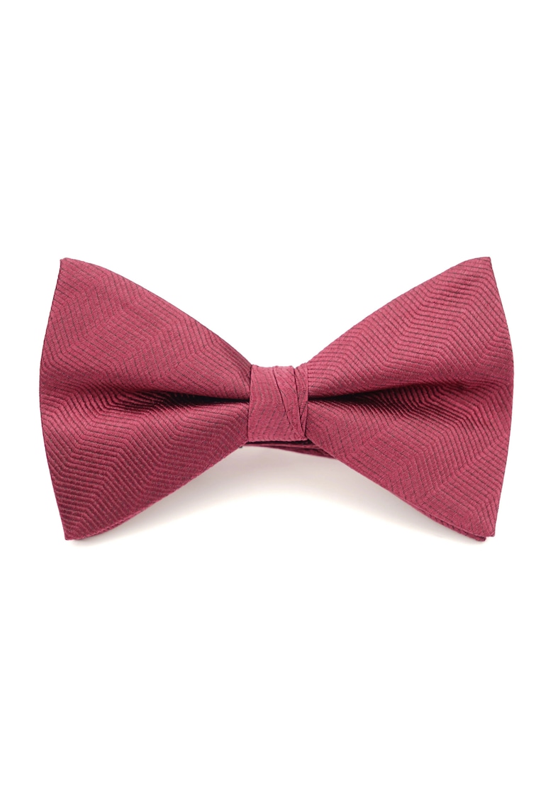 Papion bordo uni cu textura fina