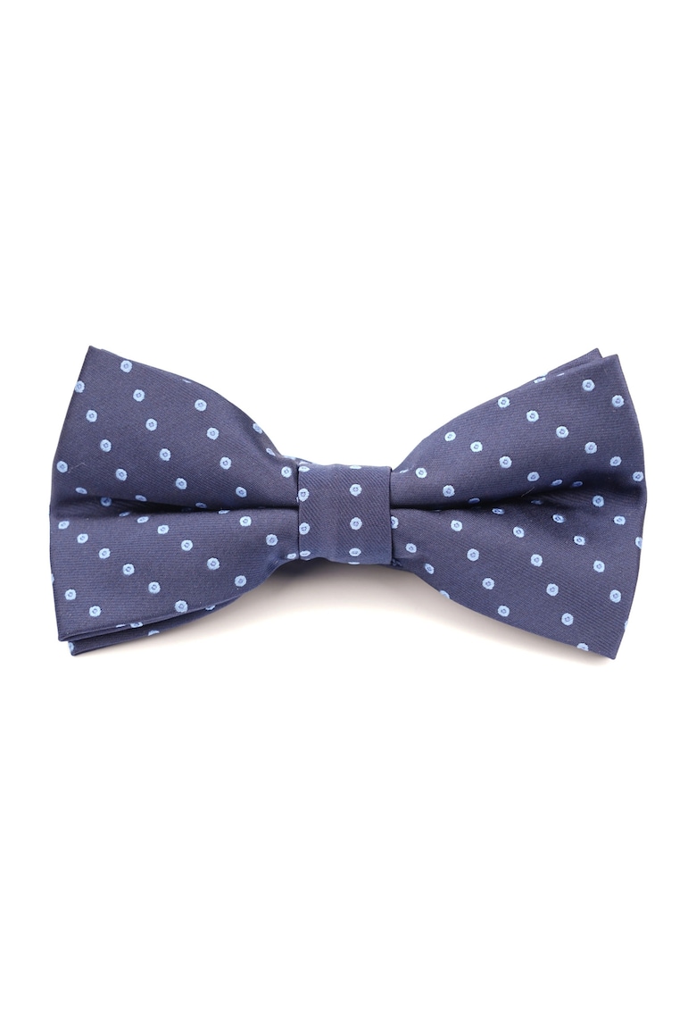 Papion clasic bleumarin cu buline bleu