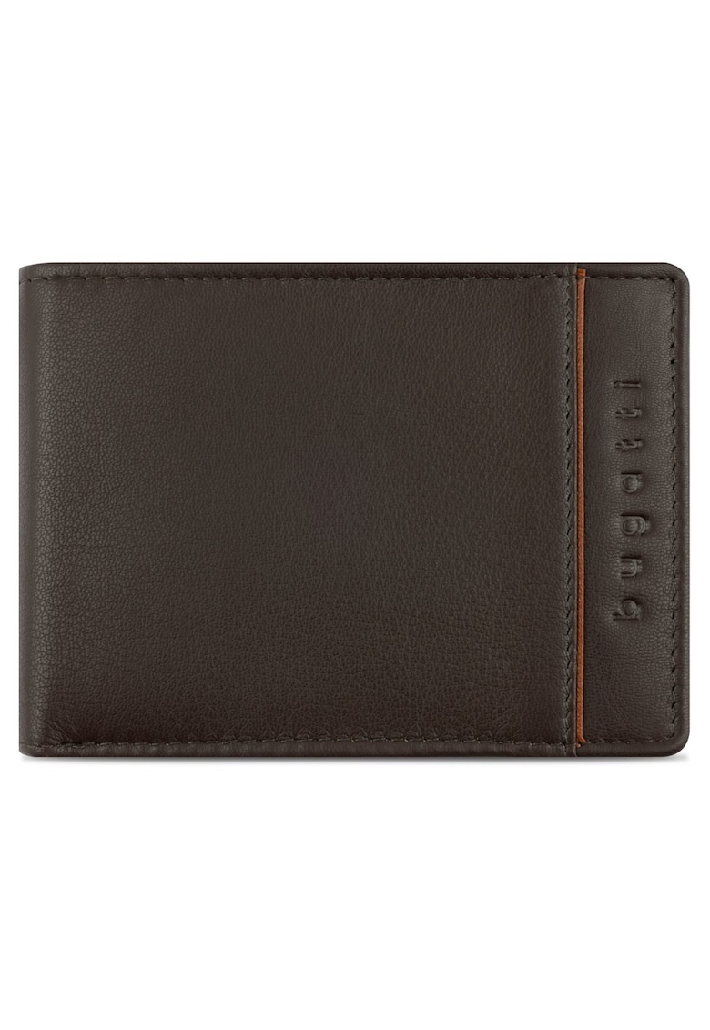 Portofel barbati - din piele naturala - compartimentare multipla - Banda 491332 - Maro inchis