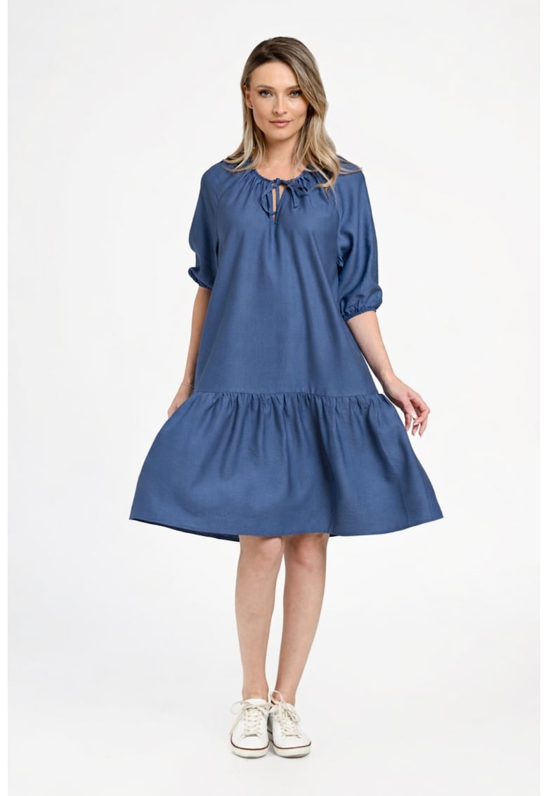 Rochie Dama - Boho Style - cu Pictura Realizata Manual V350