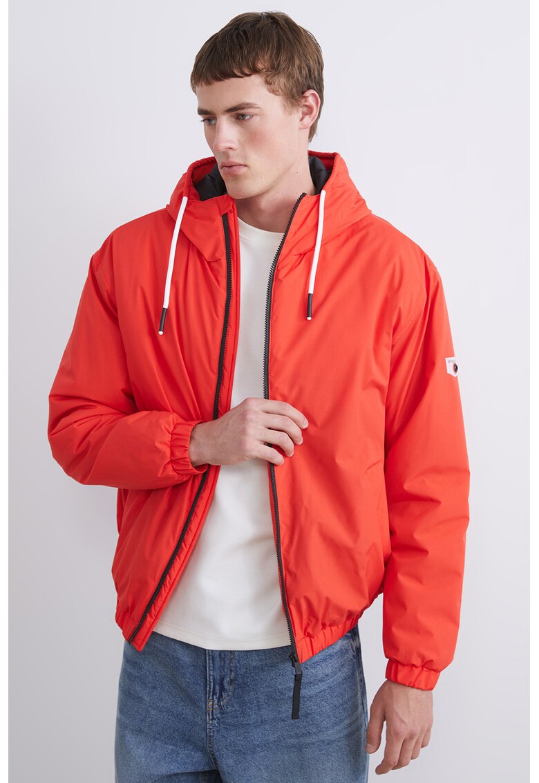 Geaca cu fermoar si terminatie elastica