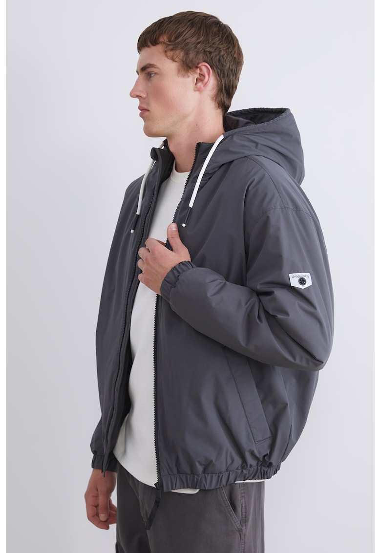 Geaca cu fermoar si terminatie elastica