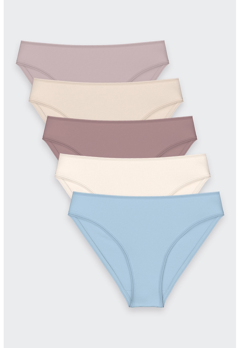 Set de chiloti din amestec de bumbac - 5 perechi