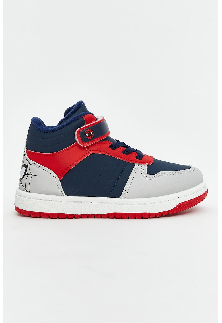 Pantofi sport mid-cut cu imprimeu Spiderman