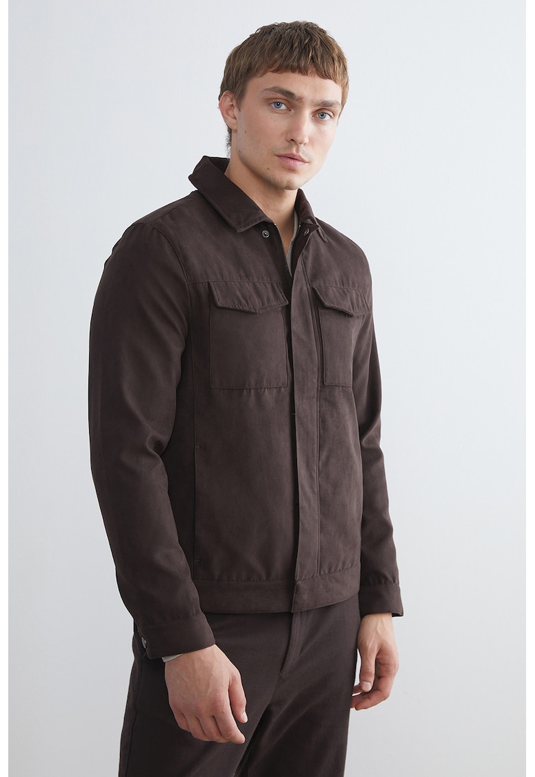 Haina scurta regular fit cu guler