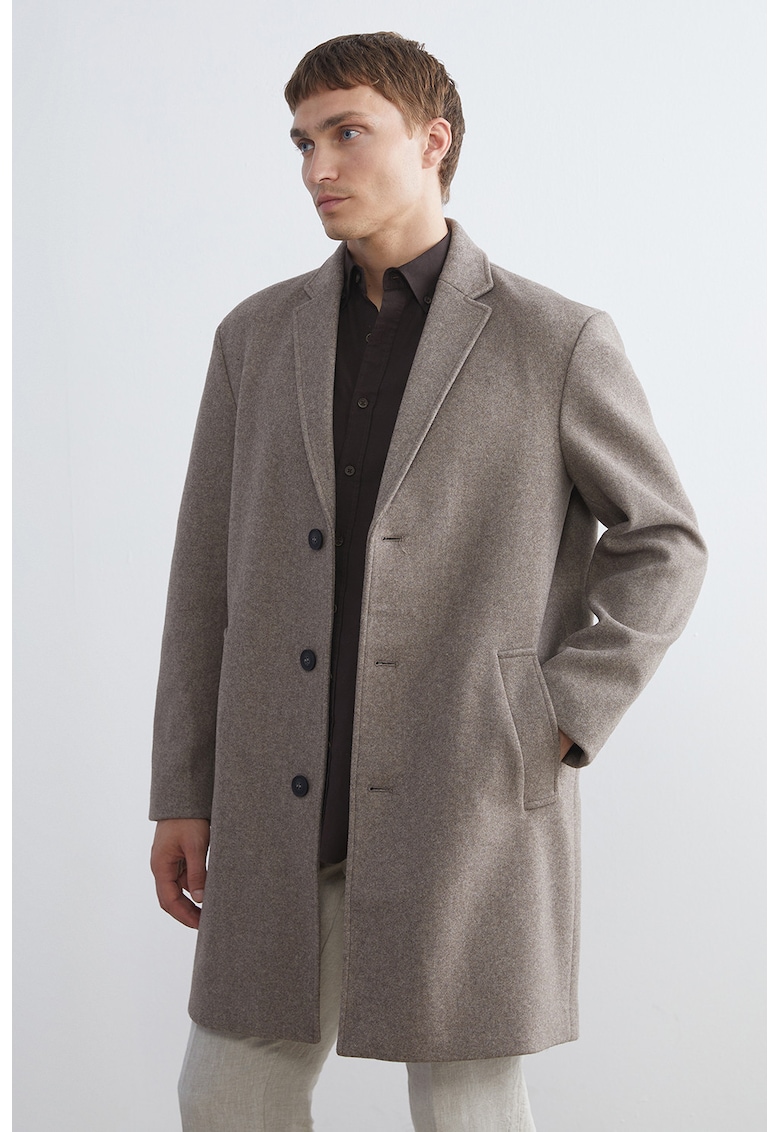 Trenci cu model uni si buzunare laterale