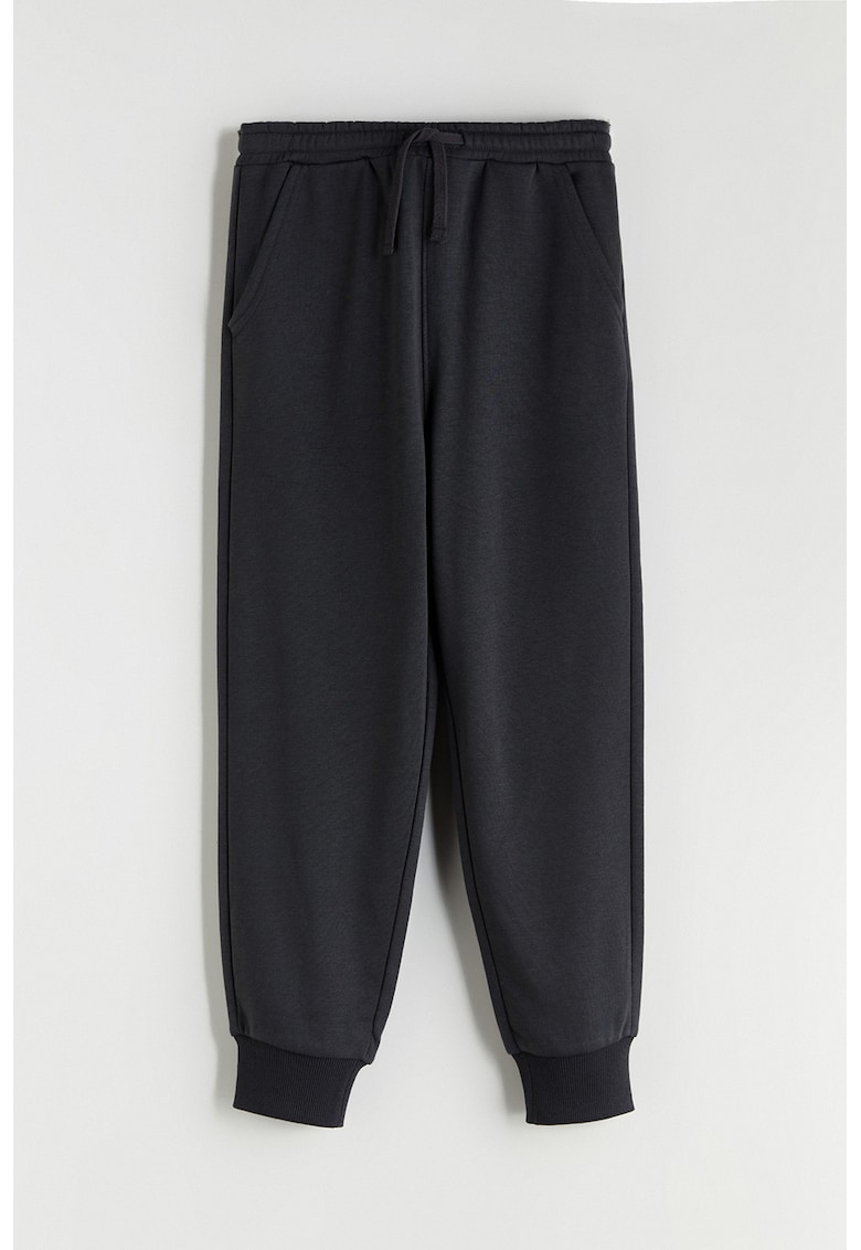 Pantaloni de trening cu captuseala din fleece - Gri antracit