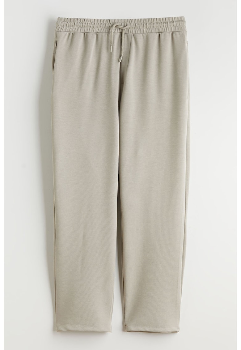 Pantaloni drepti de trening cu buzunare laterale