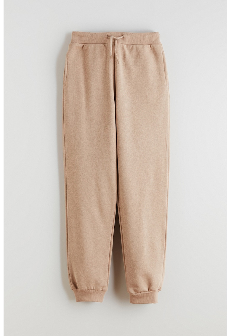 Pantaloni de trening cu talie ajustabila - Bej