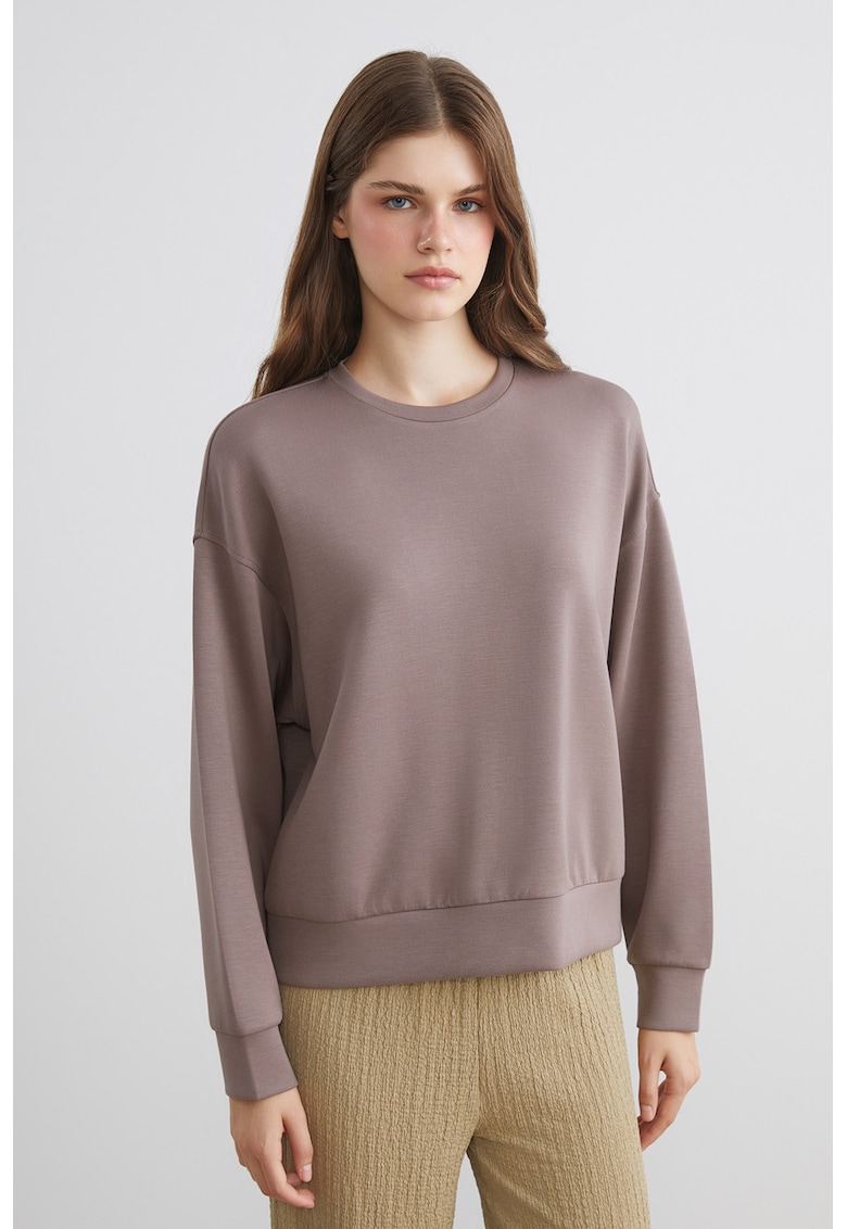 Bluza de trening lejera din amestec de bumbac