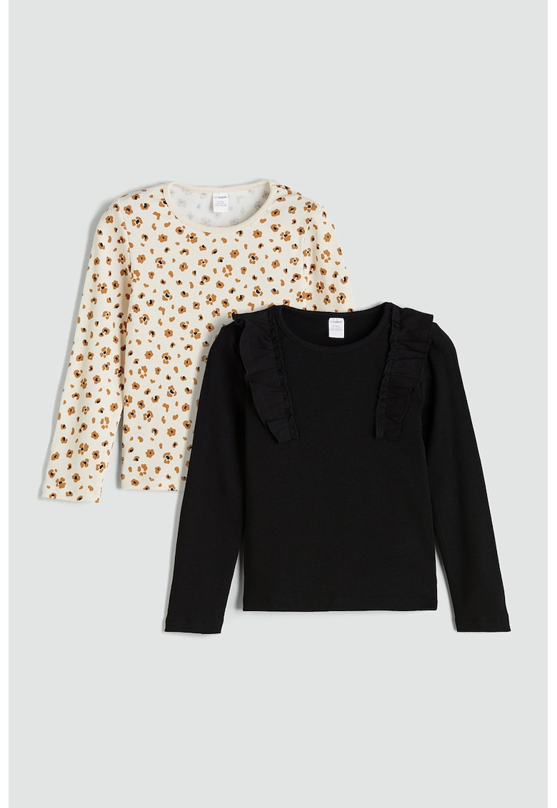 Set de bluze din amestec de bumbac - 2 piese