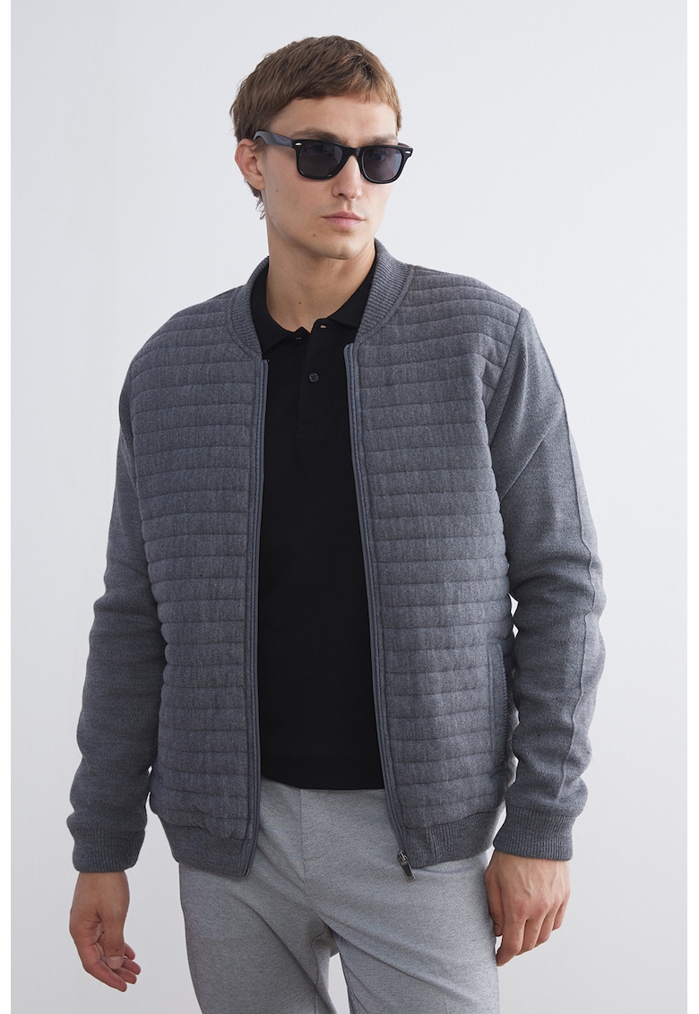 Jacheta bomber cu model uni
