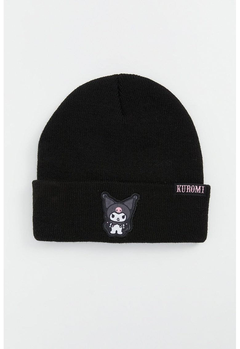 Caciula elastica cu Kuromi - Negru