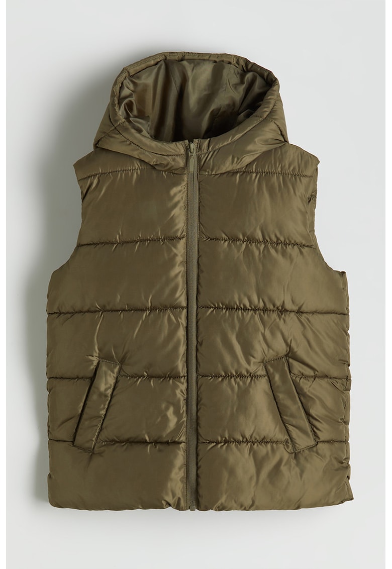 Vesta cu vatelina si gluga