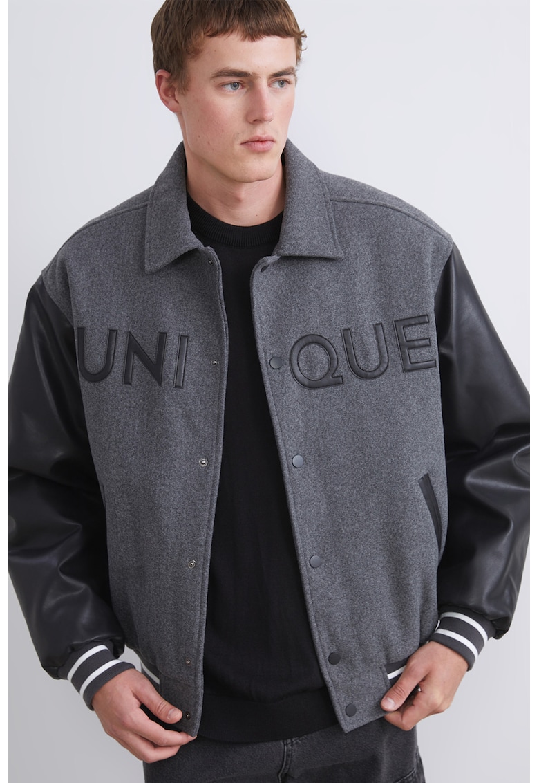 Jacheta varsity cu capse