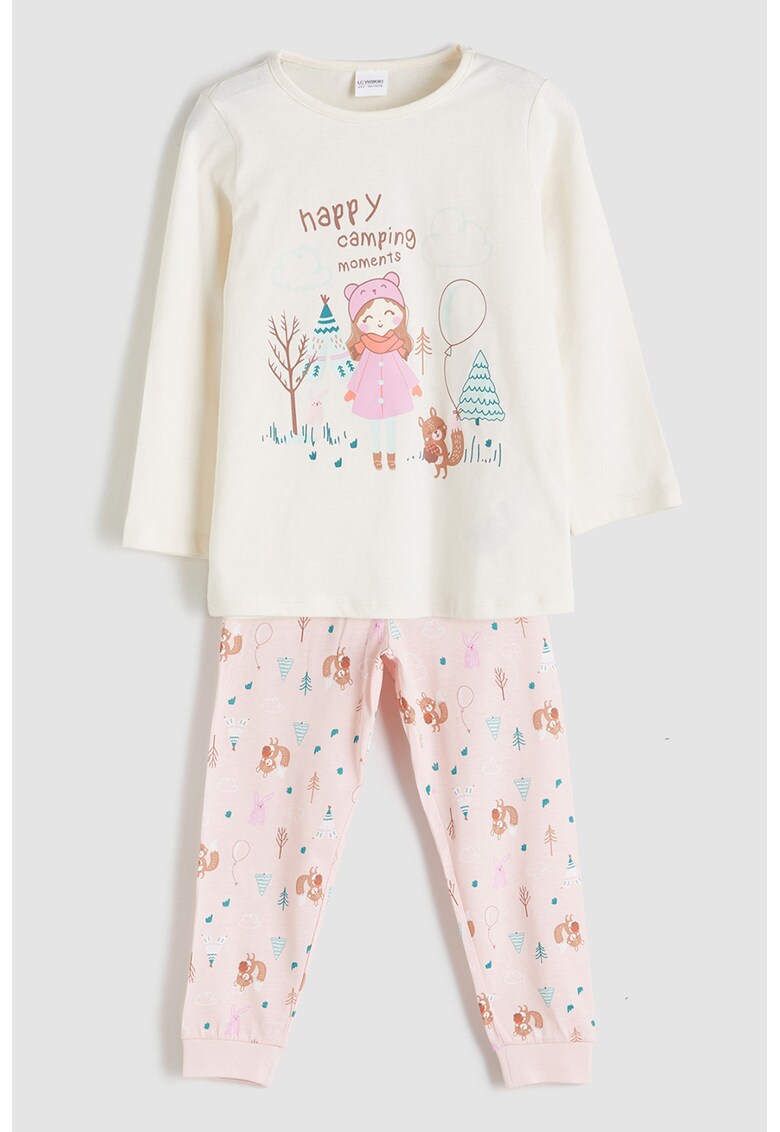 Pijama de bumbac regular fit