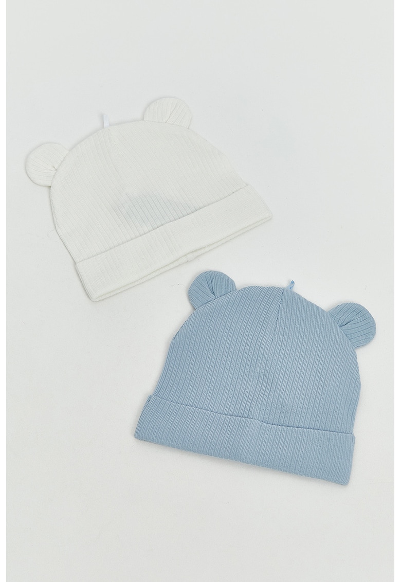 Set de caciuli striate - 2 piese