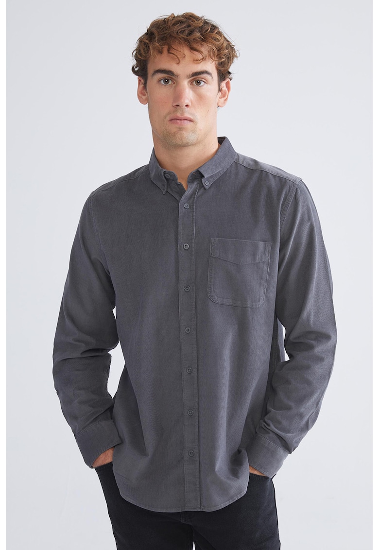 Camasa din reiat cu buzunar pe piept