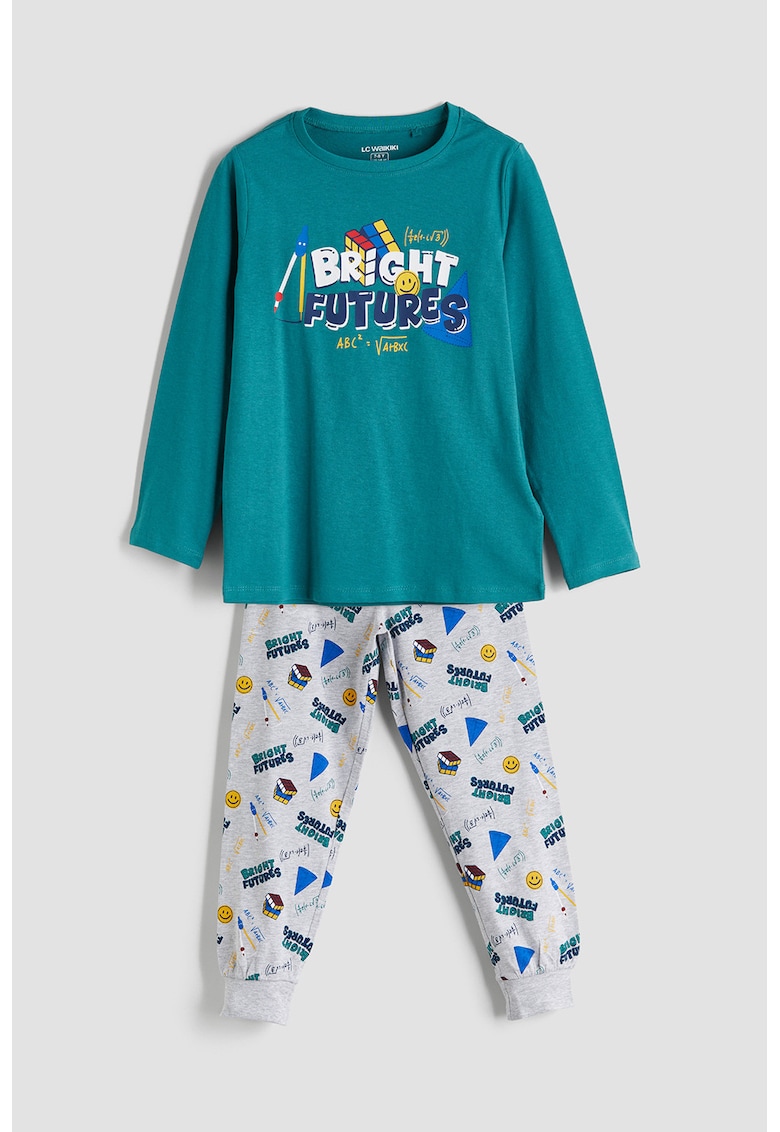 Pijama cu text