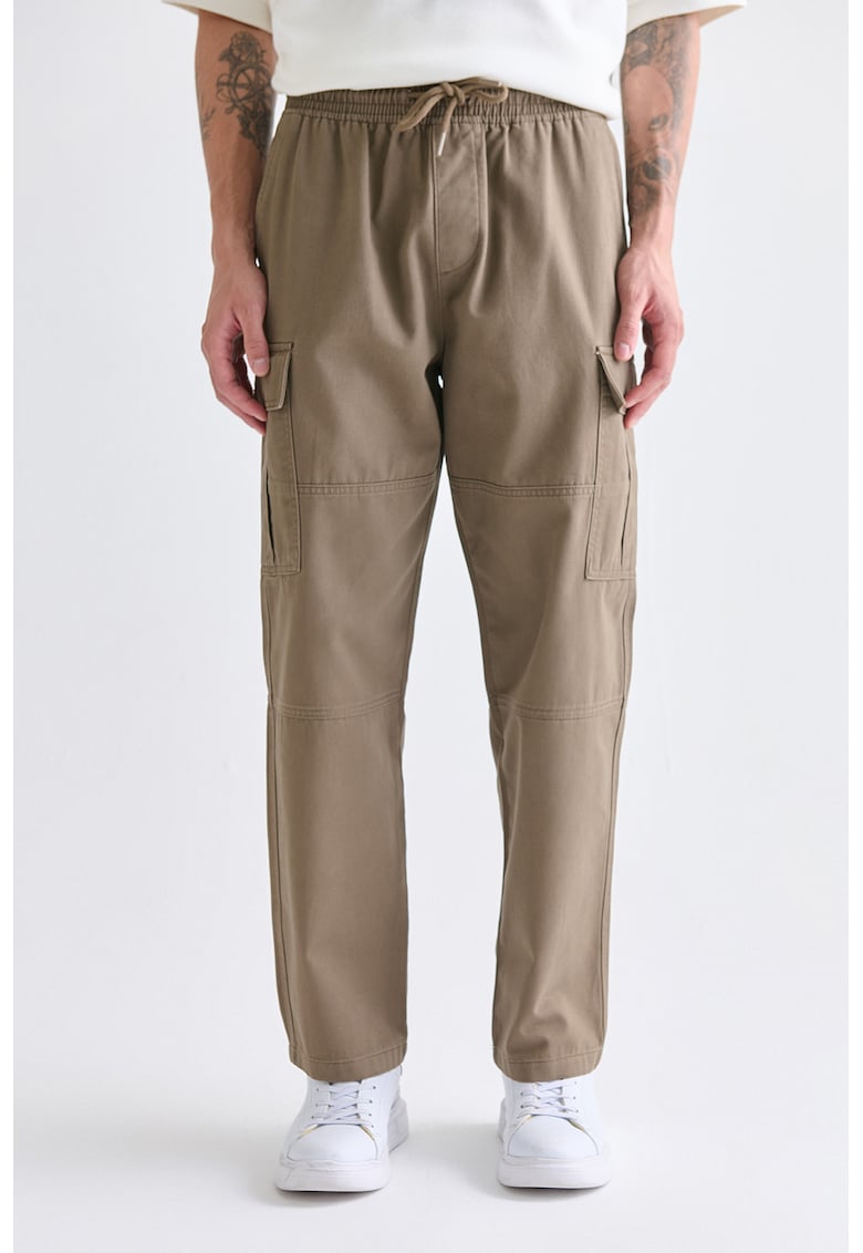 Pantaloni cargo de bumbac